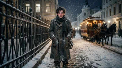 Первый снег на Патриарших