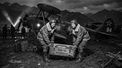 Ночные ведьмы: фанерные крылья над Кавказом