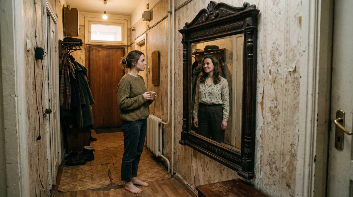 Найденное на чердаке зеркало показывает события вчерашнего дня