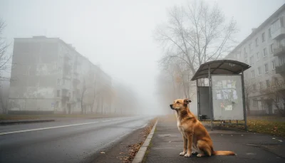 Пёс, который ждал на остановке